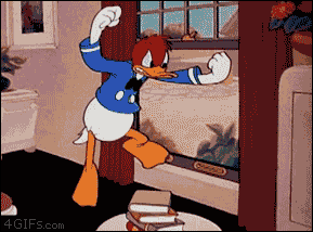 Angry Donald Duck Original GIF | Angry Donald Duck | Know Your Meme