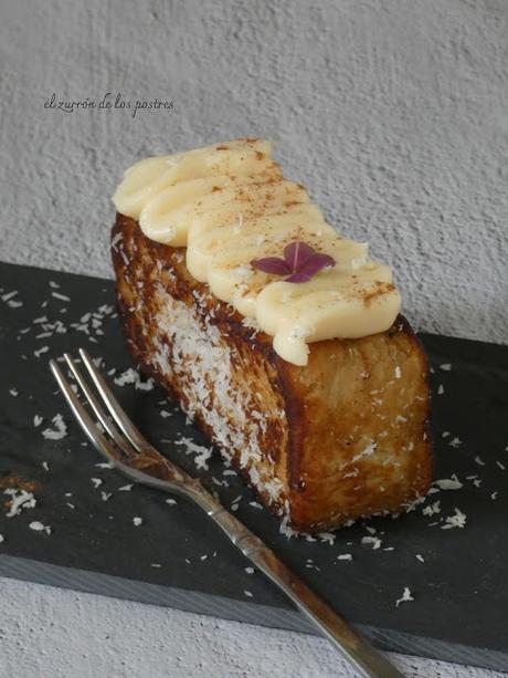 Torrijas a las tres Leches con Coco