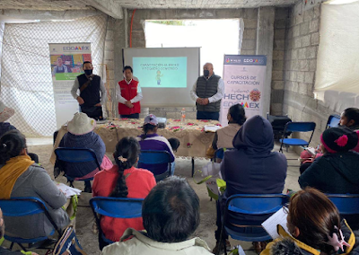 CAPACITA IIFAEM A LAS Y LOS ARTESANOS PARA QUE CONTINÚEN CON SU DESARROLLO ARTÍSTICO