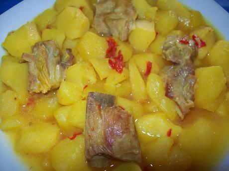 Patatas con retajo Patatas con retajo