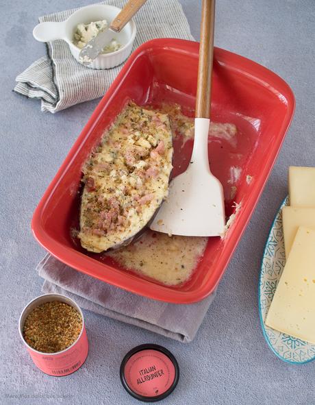 Berenjenas rellenas al microondas en 10 minutos Berenjenas rellenas al microondas en 10 minutos