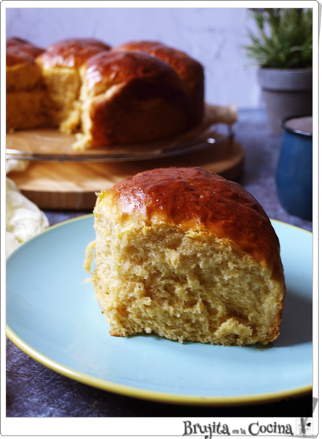 Brioche de calabaza y naranja