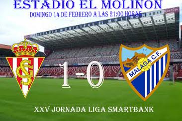 SPORTING de GIJON 1-0 MALAGA CF SPORTING de GIJON 1-0 MALAGA CF