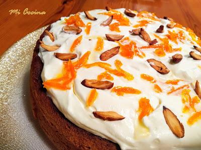 TARTA DE ALMENDRA Y NARANJA