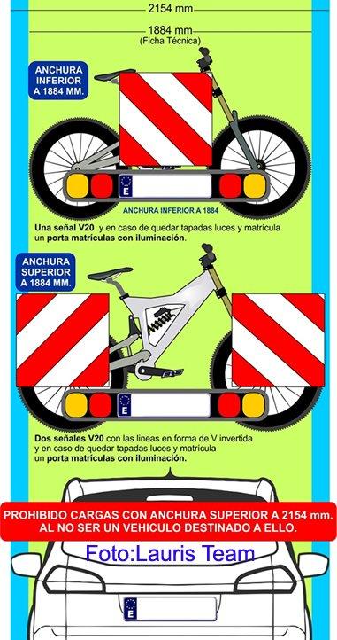 Cómo no debes llevar la bici en el coche si no quieres una denuncia