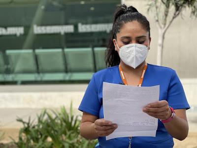 CONTRIBUYEN CARTAS DE FAMILIARES Y AMIGOS AL APOYO EMOCIONAL DE PACIENTES COVID