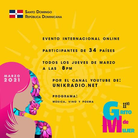 Programa Grito de Mujer 2021: Santo Domingo RD (Evento Principal)