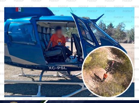 Fiscalía rescata a menor extraviado en la sierra de Guadalcazar