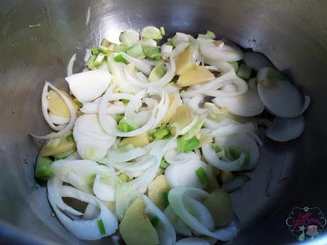 SOPA DE VERDURAS CON BOK CHOY