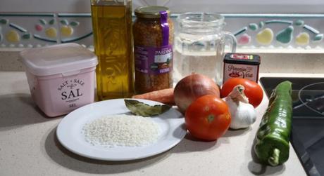 Los ingredientes necesarios para hacer lentejas con arroz en Thermomix