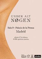 Concierto de Nøgen en la Sala 0 Palacio de la Prensa