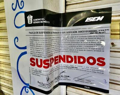 SUSPENDE COPRISEM 15 ESTABLECIMIENTOS CON VENTA DE BEBIDAS Y UNA FIESTA