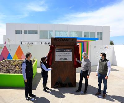 ENTREGA ALFREDO DEL MAZO NUEVO AUDITORIO EN CHICONCUAC PARA PROMOVER EL ARTE, EL DEPORTE Y LA CULTURA ENTRE LAS FAMILIAS MEXIQUENSES