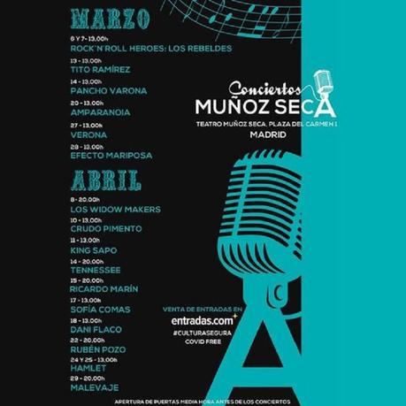 Conciertos Muñoz Seca: nuevo ciclo en Madrid