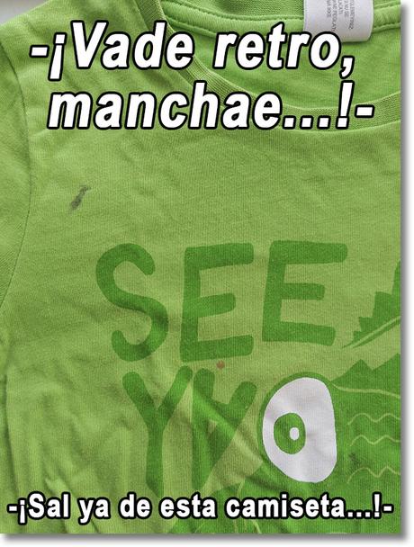 Manchas de camiseta Maldita mancha