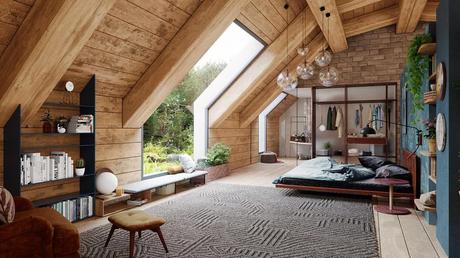 Decoración vintage aprovechando la madera 14