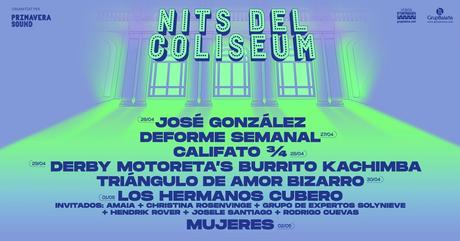 Nits del Coliseum: nuevo ciclo de conciertos en Barcelona