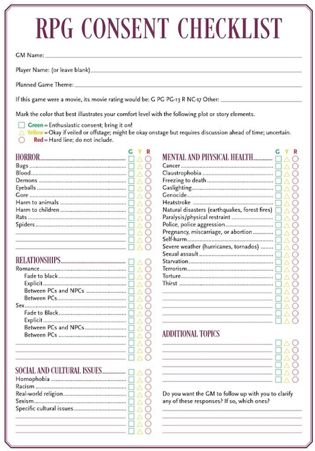 Consent in Gaming mas Tarjetas X, para partidas seguras Consent in Gaming mas Tarjetas X, para partidas seguras