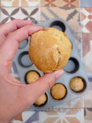 Bollitos de pan caseros sin lácteos y sin huevo