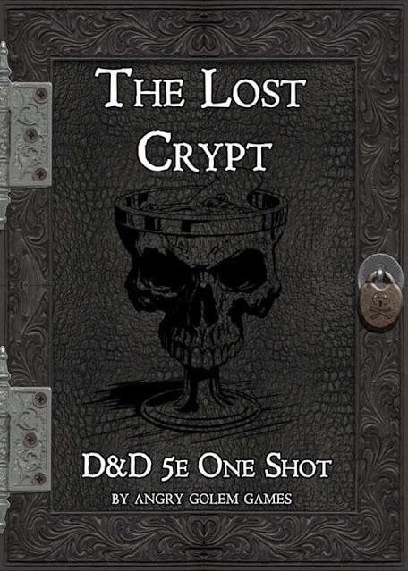 The Lost Crypt - one shot adventure,  de ANGRY GOLEM GAMES