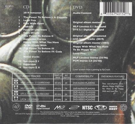 King Crimson - The Power To Believe (40th Anniversary Series) (2003 - 2019) King Crimson - The Power To Believe (40th Anniversary Series) (2003 - 2019)