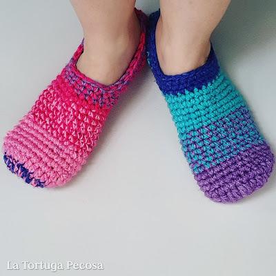 RAINBOW CROCHET SLEEPERS RAINBOW CROCHET SLEEPERS