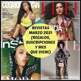 #revistasmarzo #revistasfemeninas #woman #mujer #revistas #regalosrevistas #suscripciones #moda #noticiasmoda #noticiasbelleza #fashion #nuevopost #blog