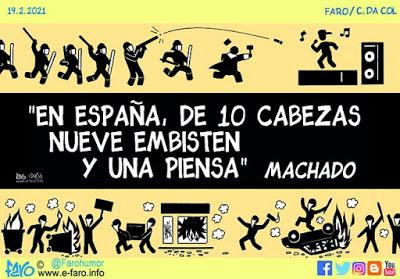 Pablo Hasél, en prisión, y la ola de protestas en apoyo al rapero.