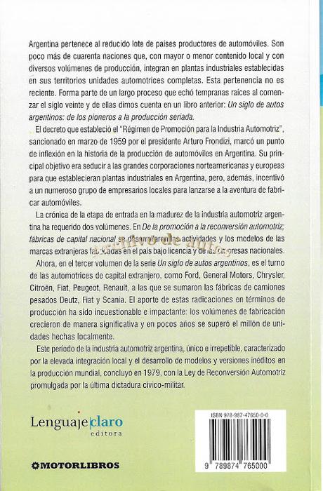 Un siglo de autos argentinos, volumen III