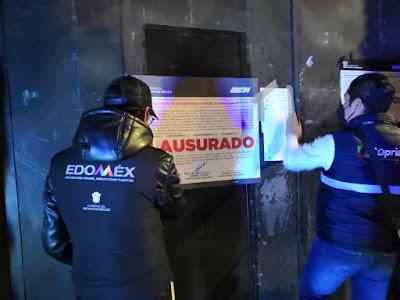 CLAUSURAN GIROS ROJOS EN VALLE DE TOLUCA