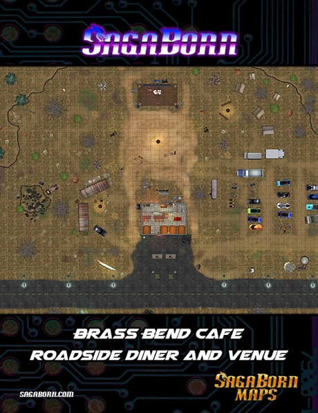 Map - Cyberpunk - The brAss bEnd Cafe, de Lone Wanderer Entertainment