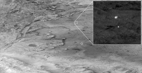 Nuevas imágenes en color de la llegada del rover perseverance a Marte