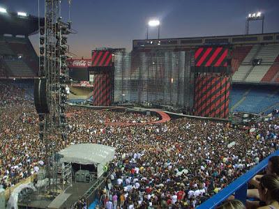 Los conciertos del Vicente Calderón