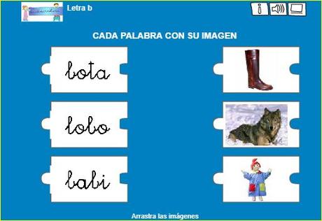 Aprendo a leer y a escribir. La B Aprendo a leer y a escribir. La B