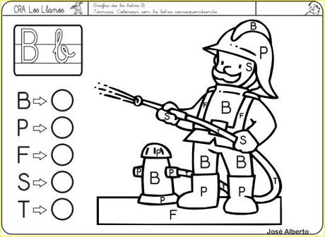 Aprendo a leer y a escribir. La B Aprendo a leer y a escribir. La B