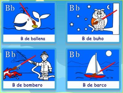 Aprendo a leer y a escribir. La B Aprendo a leer y a escribir. La B