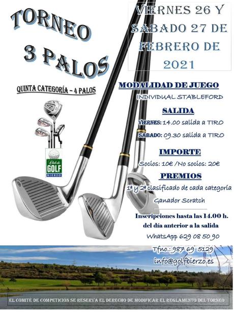 Torneo de golf 3 palos en el Club de Golf Bierzo 1