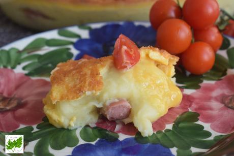 Pastel de Puré de Patatas con Salchichas