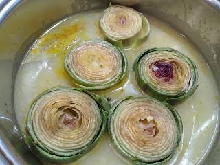 ALCACHOFAS EN AMARILLO