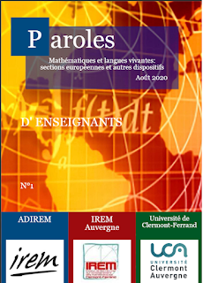 Paroles. Mathemátiques et Langues vivantes.