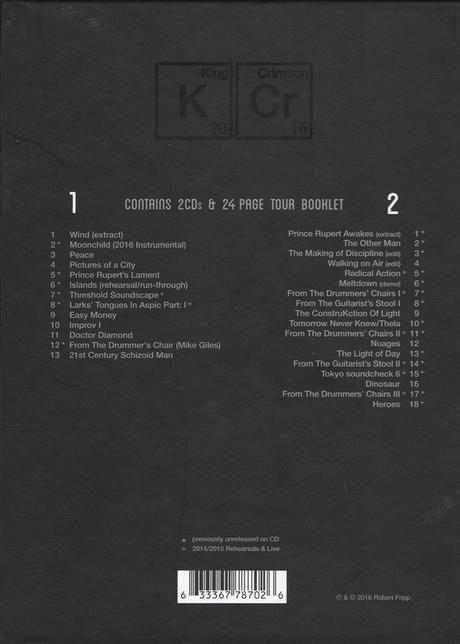 King Crimson - The Elements Tour Box 2016 (2016) King Crimson - The Elements Tour Box 2016 (2016)