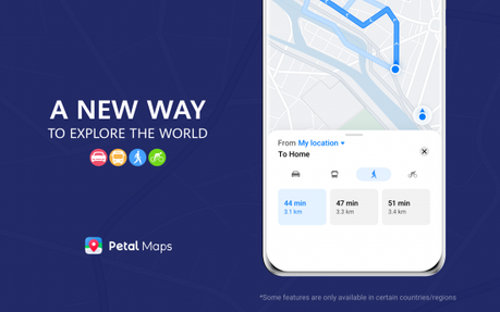 Petal Maps mejorado para la planificación de viajes