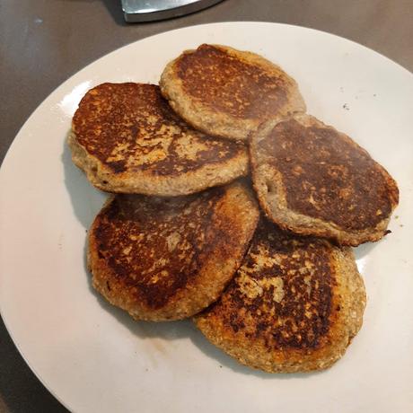 TORTITAS DE PLATANO Y MIEL