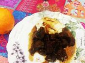 Ternera cebolla caramelizada naranja