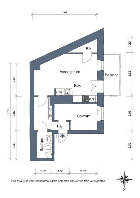 Minipiso nórdico reformado con estilo