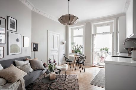 Minipiso nórdico reformado con estilo