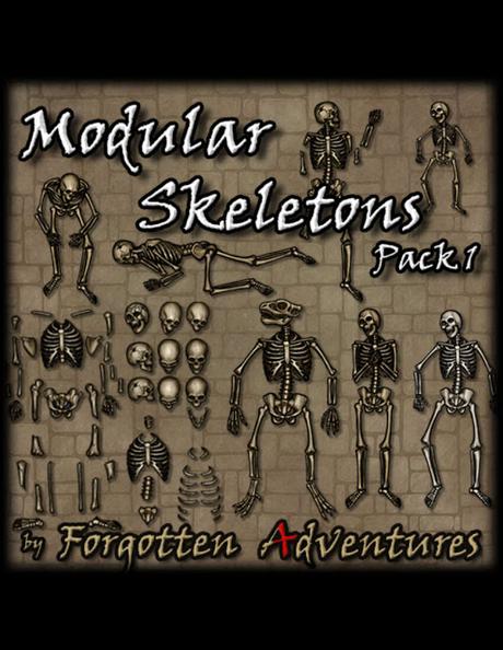 Modular Skeletons - Pack 1, de ForgottenAdventures