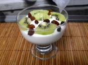 Crema yogur queso kiwi, lactosa