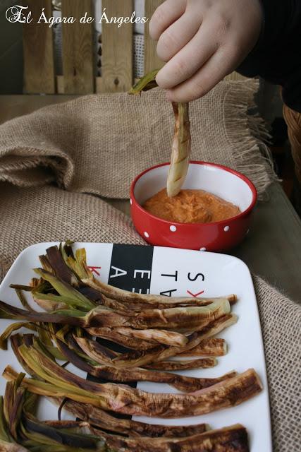 Salsa romesco y calçots El Ágora de Ángeles Salsa romesco , calçots