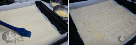 Coca de hojaldre rellena Coca de hojaldre rellena